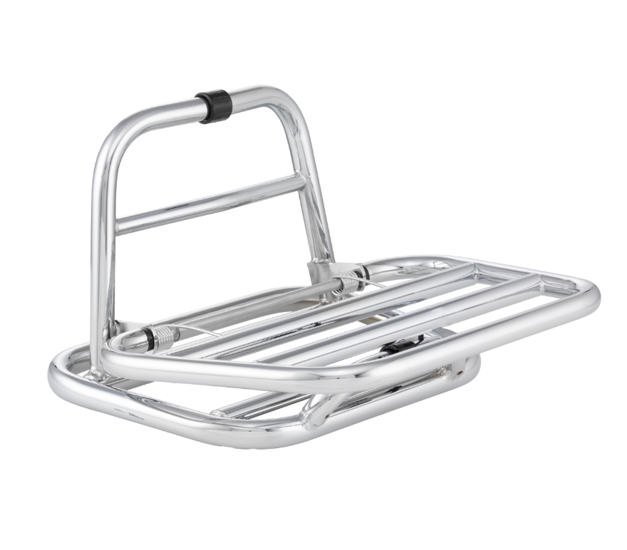 Portaequipajes trasero para Vespa 946 3V es decir 125cc, plegable, cromado