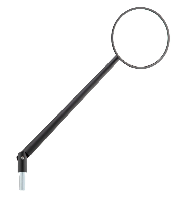 Retrovisor estándar para Vespa, rosca derecha, negro mate