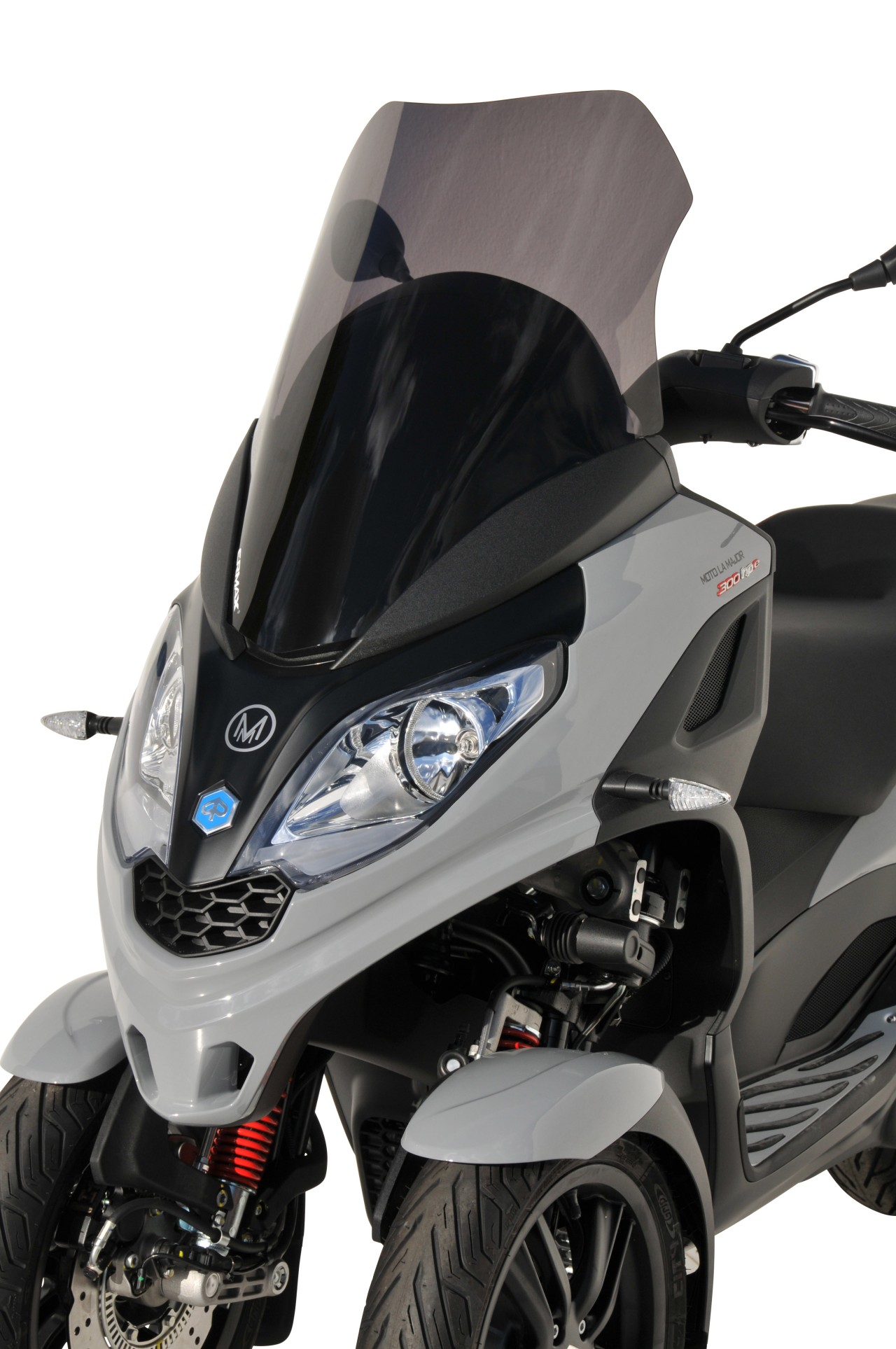 Parabrisas ERMAX Sport Touring para Piaggio MP3 300 / SPORT HPE (19-), tintado/negro claro