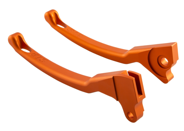 Juego de palanca deportiva de freno izquierda/derecha para Vespa LX/LXV/S/Primavera/Sprint 50-150ccm, naranja mate