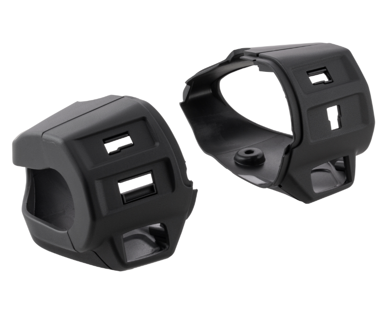 Tapa unidad de conmutación, izquierda y derecha para Vepsa Primavera/Sprint, negro mate