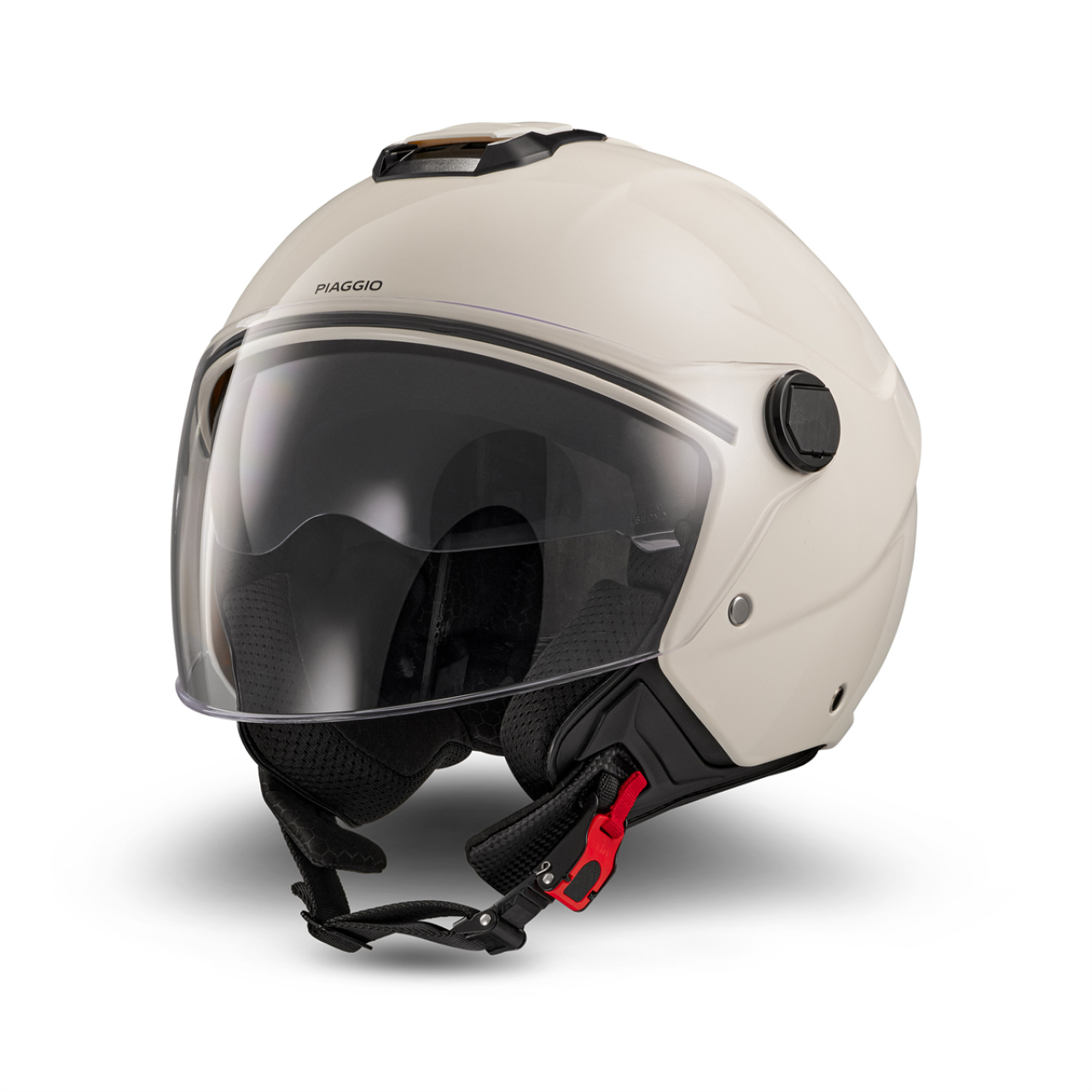 Casco jet Piaggio Demi Jet UL01 blanco brillante