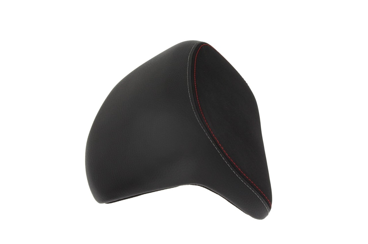 Top Case, 37 l, marrón incl. cojín trasero para Piaggio MP3 500 Sport Advance HPE