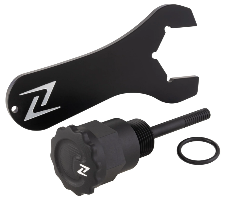 Tapón de llenado de aceite del motor, cárter de aceite ZELIONI Vintage para Vespa, negro mate