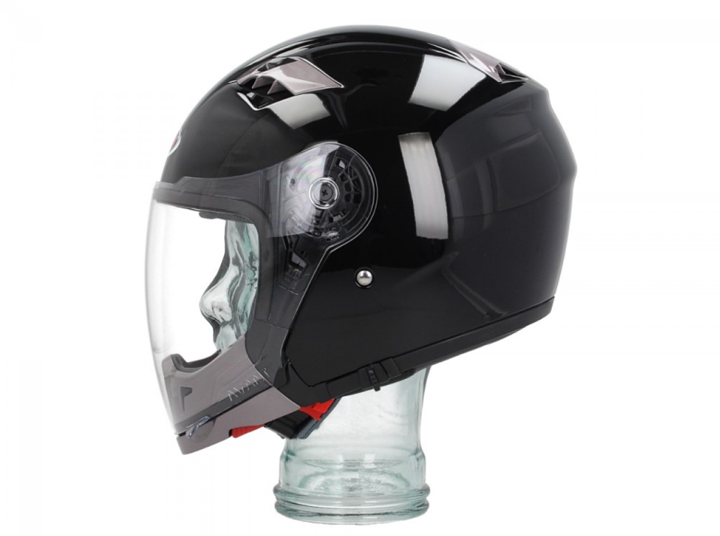 Casco modular Shiro, SH414, sistema, negro
