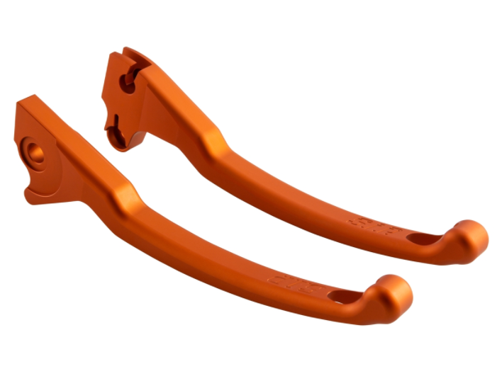 Juego de palanca deportiva de freno izquierda/derecha para Vespa LX/LXV/S/Primavera/Sprint 50-150ccm, naranja mate