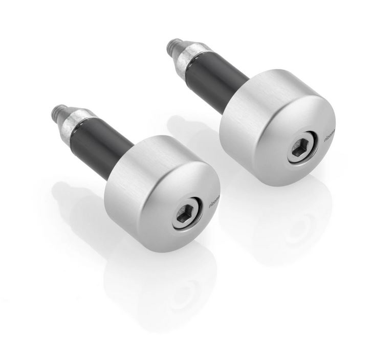 Contrapesos de manillar RIZOMA izquierdo y derecho para Vespa, anodizado plata