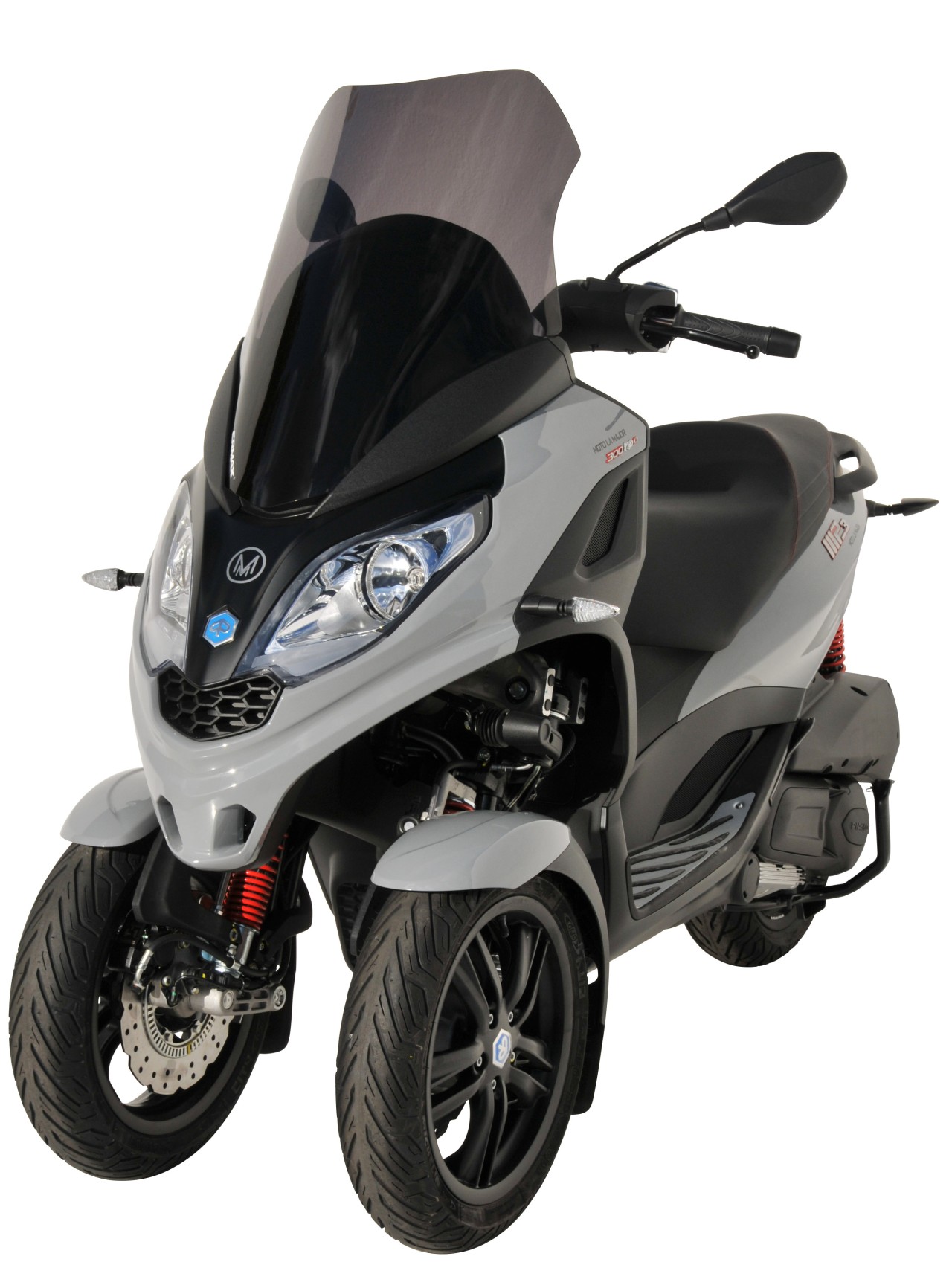 Parabrisas ERMAX Sport Touring para Piaggio MP3 300 / SPORT HPE (19-), tintado/negro claro