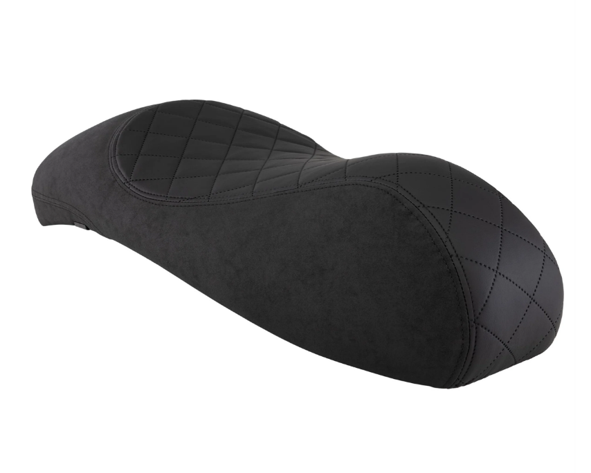 Asiento deportivo "Black Editiont" para Vespa GTS/GTS Super/GTV 125-300ccm (14-), acolchado negro