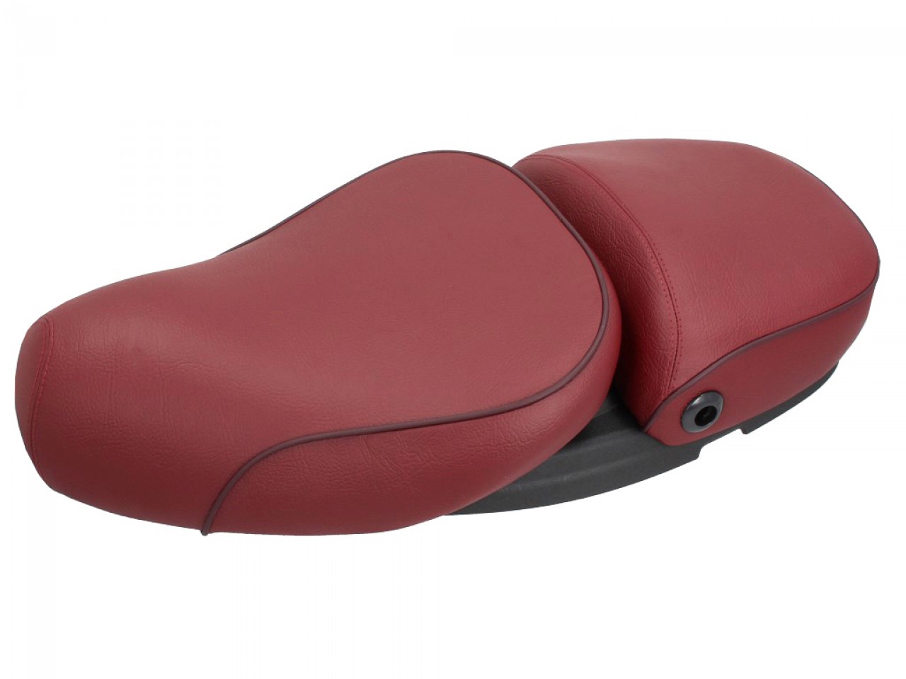 Vespa banco de cuero rojo de 2 plazas para LX 50-150cc Touring, ET2/ET4 /LX/LXV/S 50-150ccm-