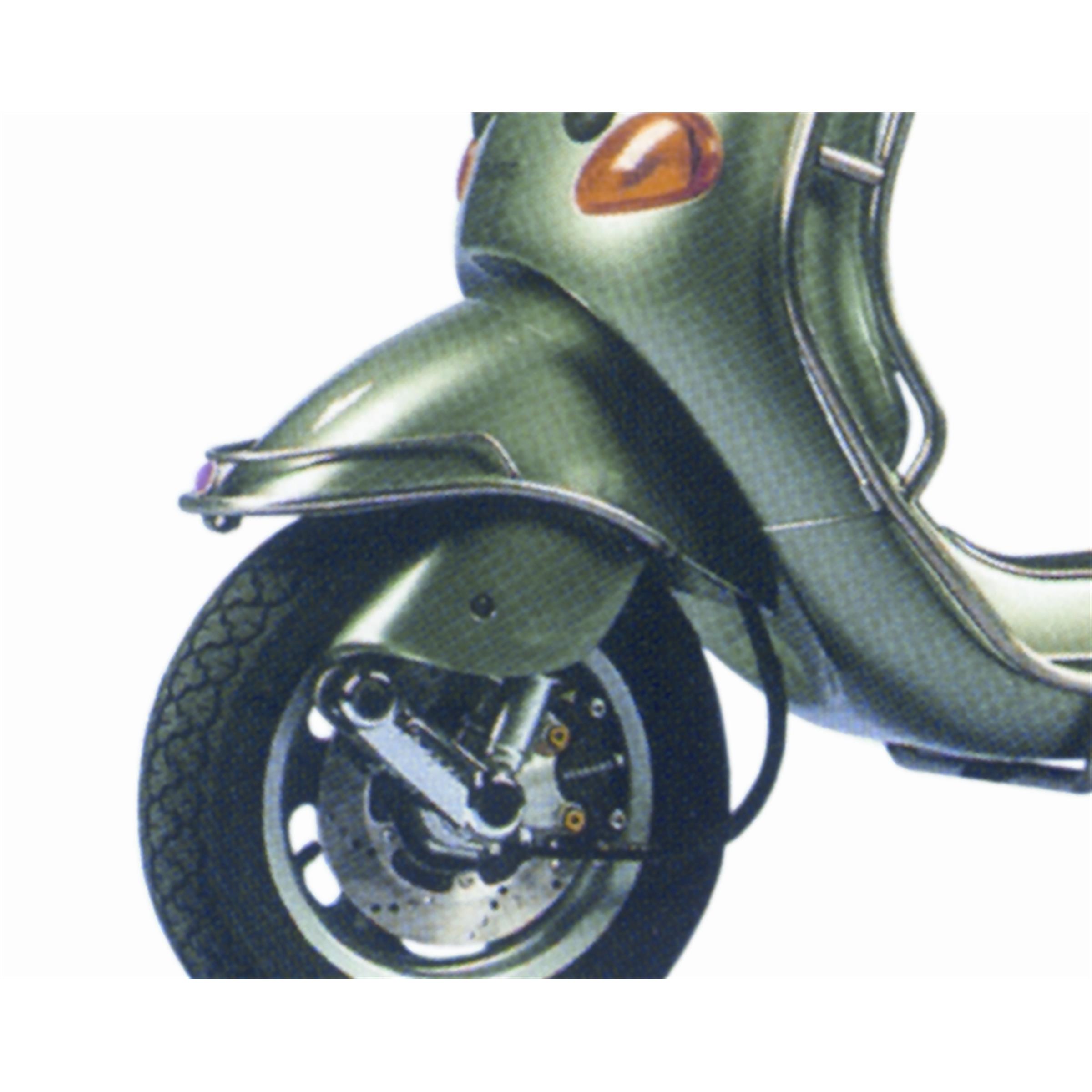 Guardabarros parachoques delantero para Vespa ET2/ET4 50-150cc Cuppini