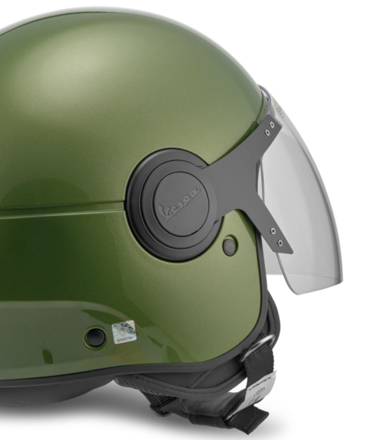 Casco Vespa jet Demi Jet, verde Argentario