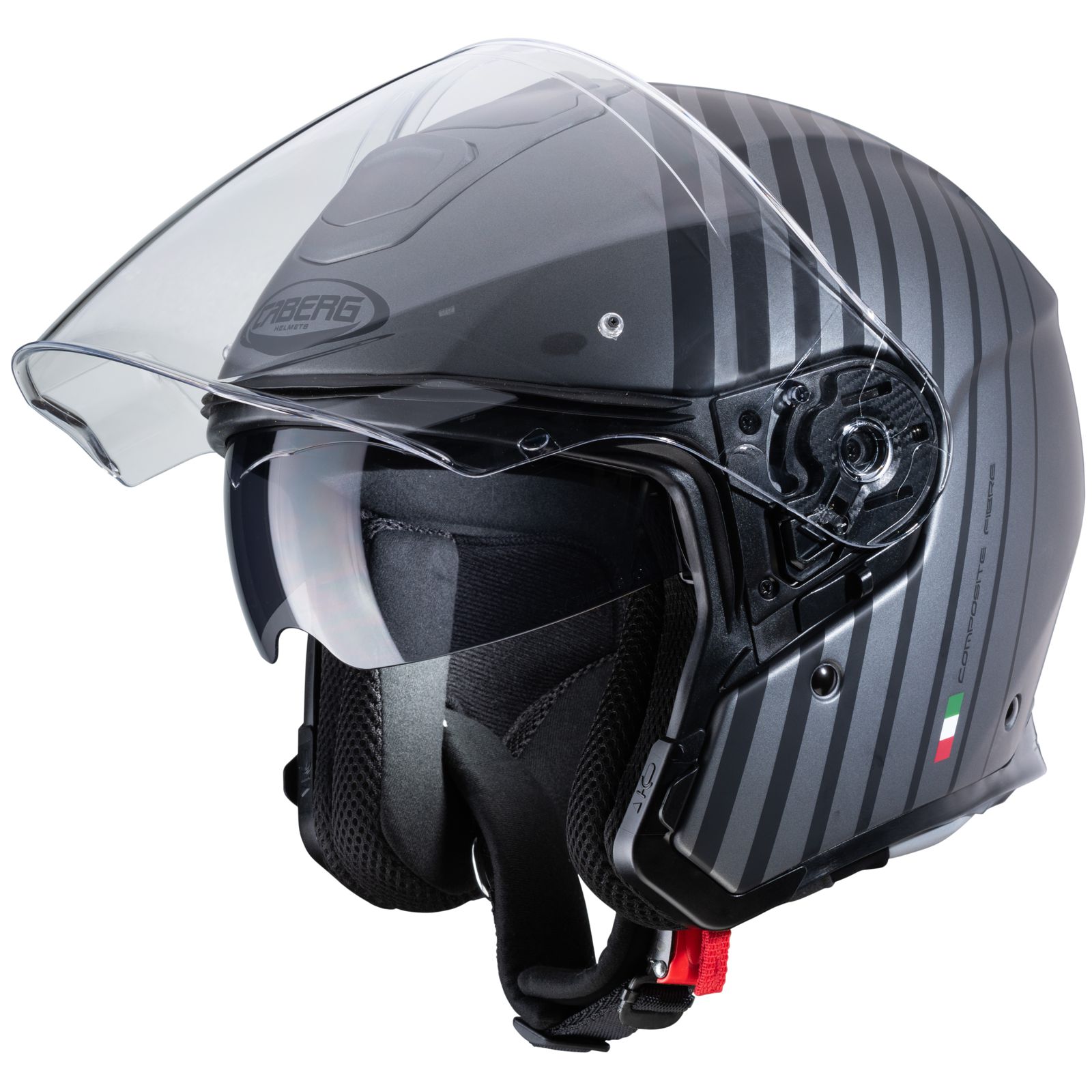 Casco Caberg Flyon Bakari, mate-gun/negro