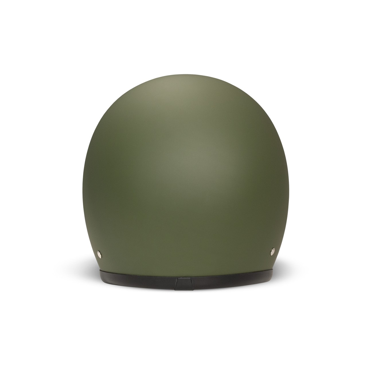 Casco abierto DMD Retro, verde mate, fibra de vidrio, ECE 22.06