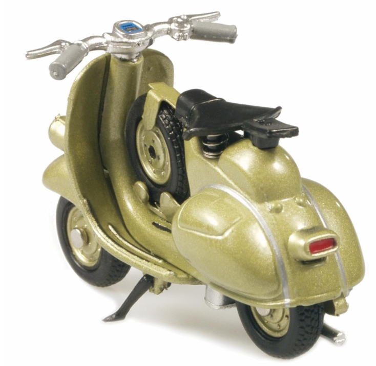 Modelo Vespa 125 6 Giorni (1952), bronce