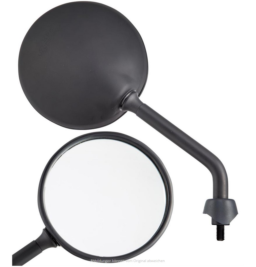 Espejo Shorty negro mate, derecho e izquierdo para Vespa GTS / GTS Super HPE 125/300 ('19-)