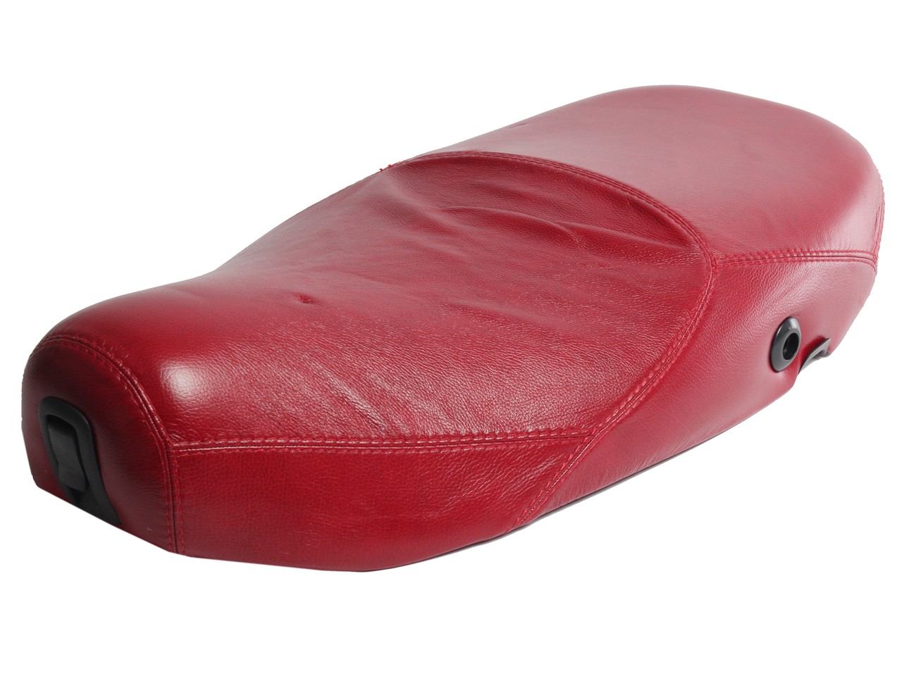 Asiento Vespa de cuero real rojo para LX 50-150cc Touring, ET2/ET4 /LX/LXV/S 50-150ccm-