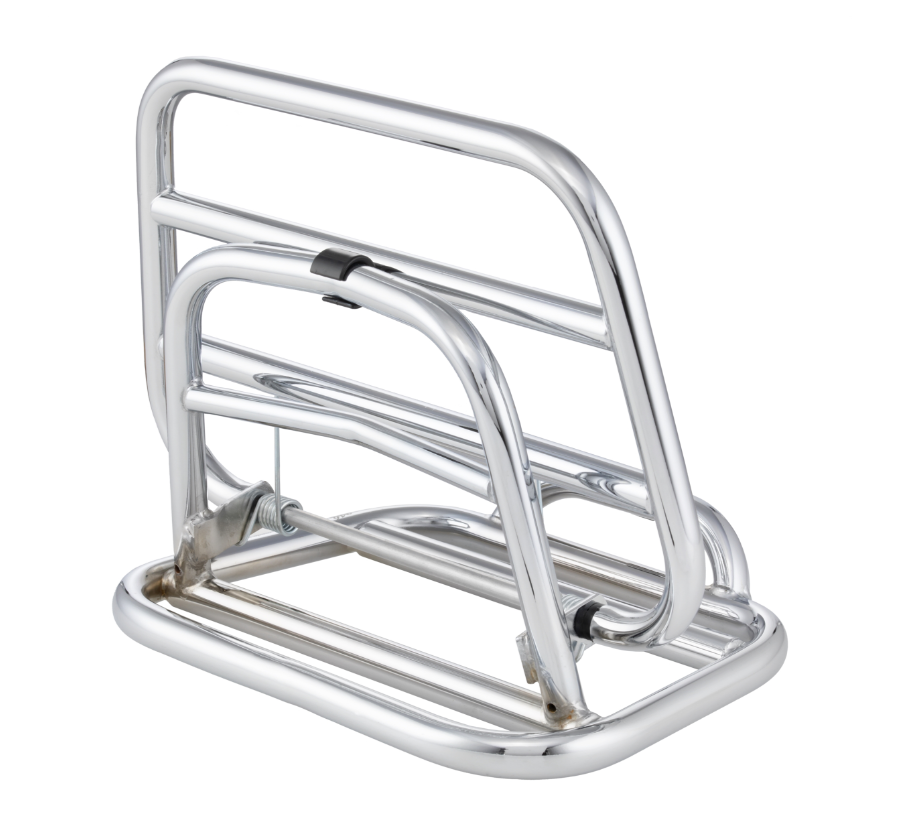 Portaequipajes trasero para Vespa 946 3V es decir 125cc, plegable, cromado
