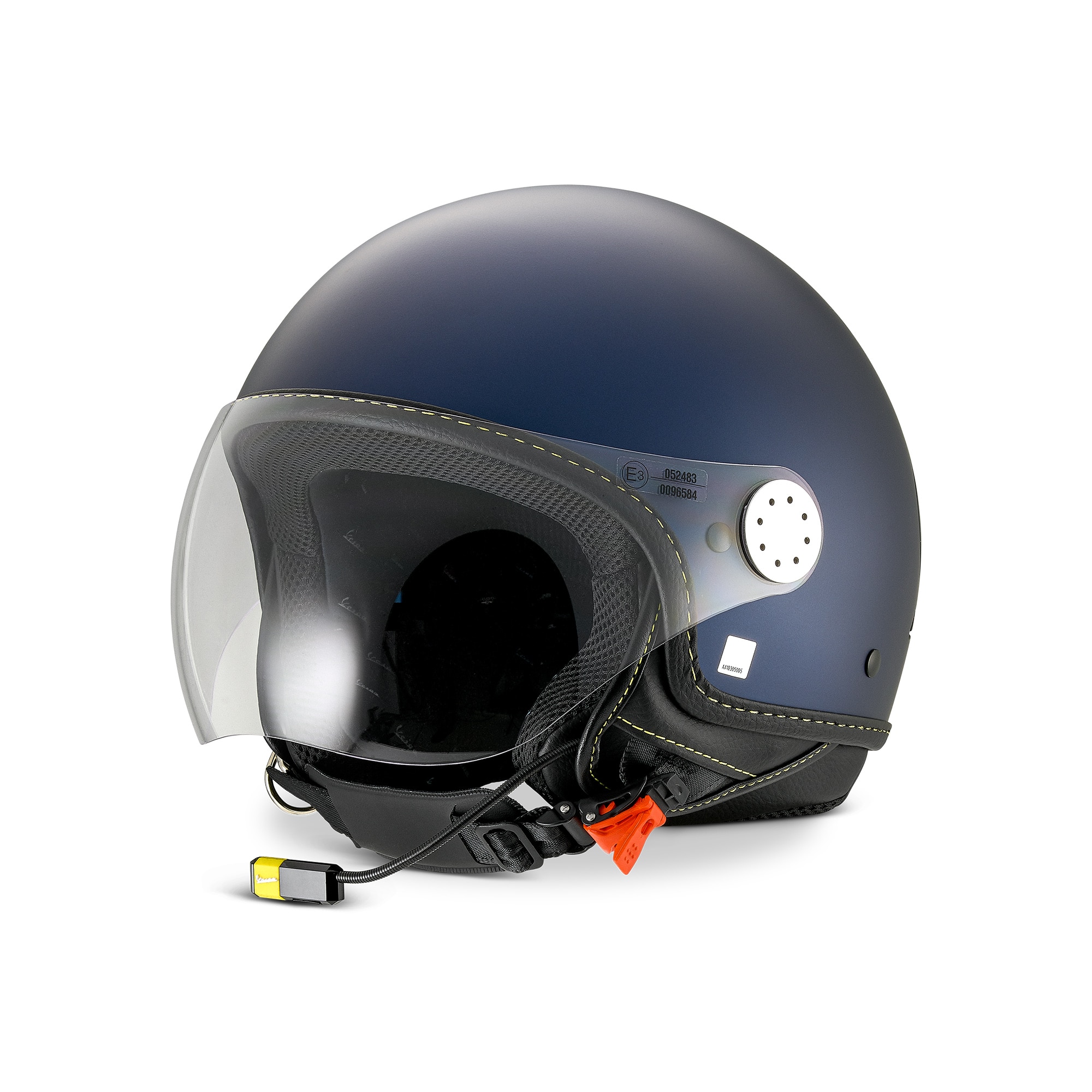 Visera Casco Vespa Jet 4.0 Azul Energico - Bluetooth