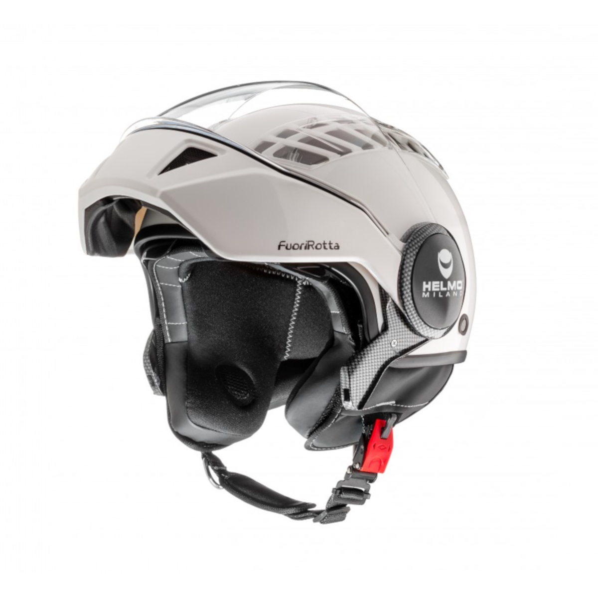 Casco Helmo Milano Full jet, FuoriRotta, blanco