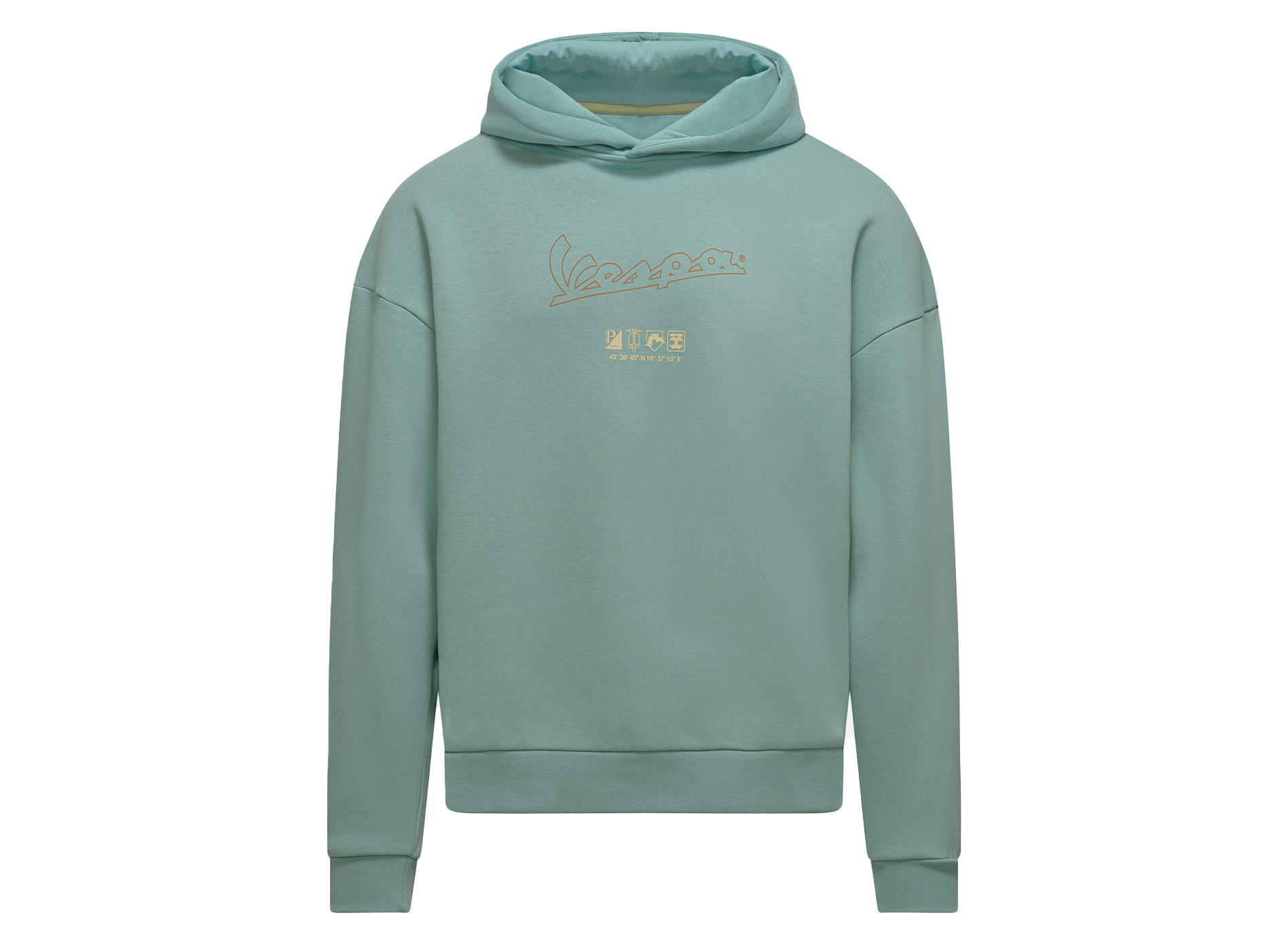 Sudadera Vespa Origin verde DEC-Colección