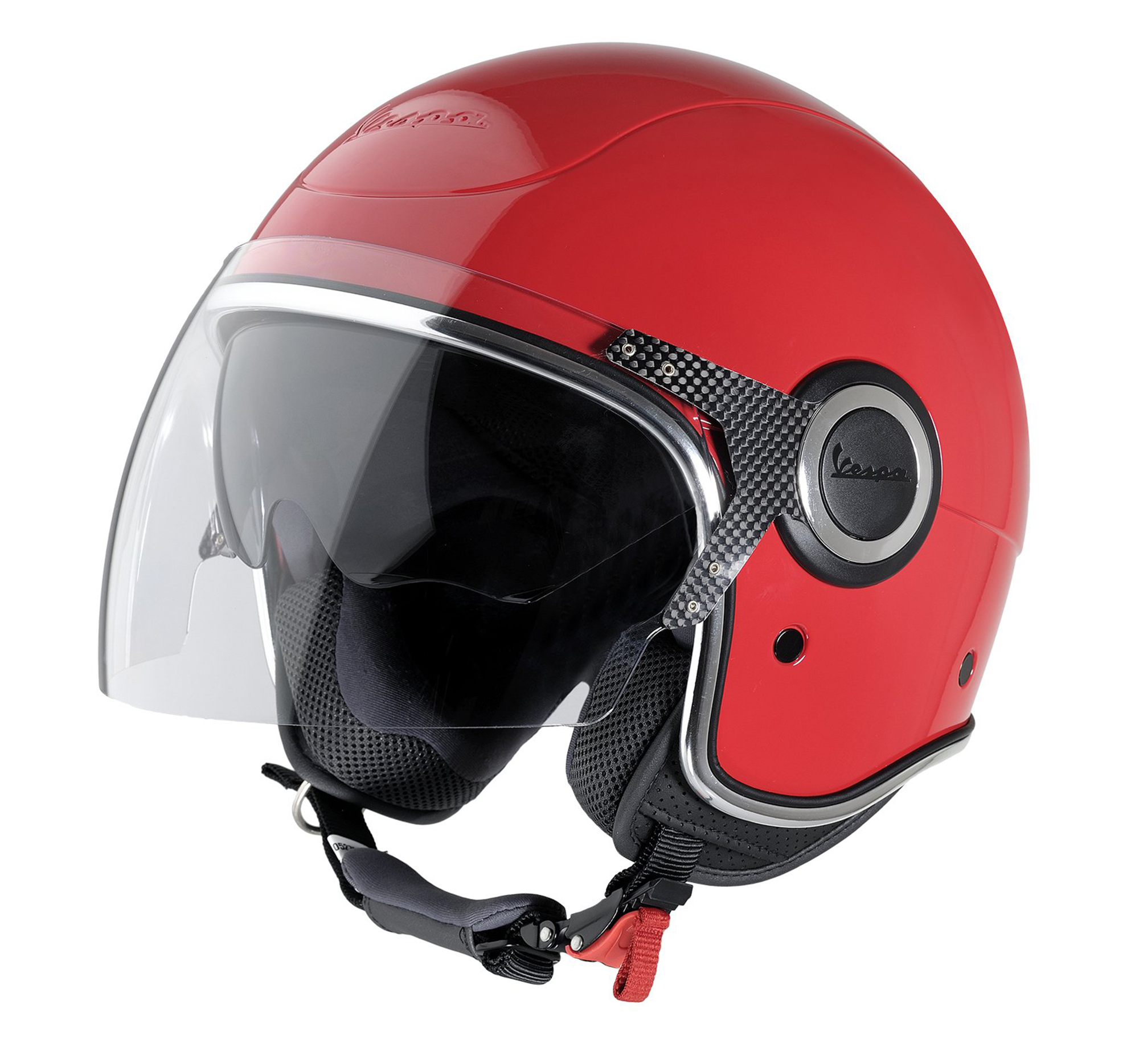 Casco Vespa Jet VJ rojo