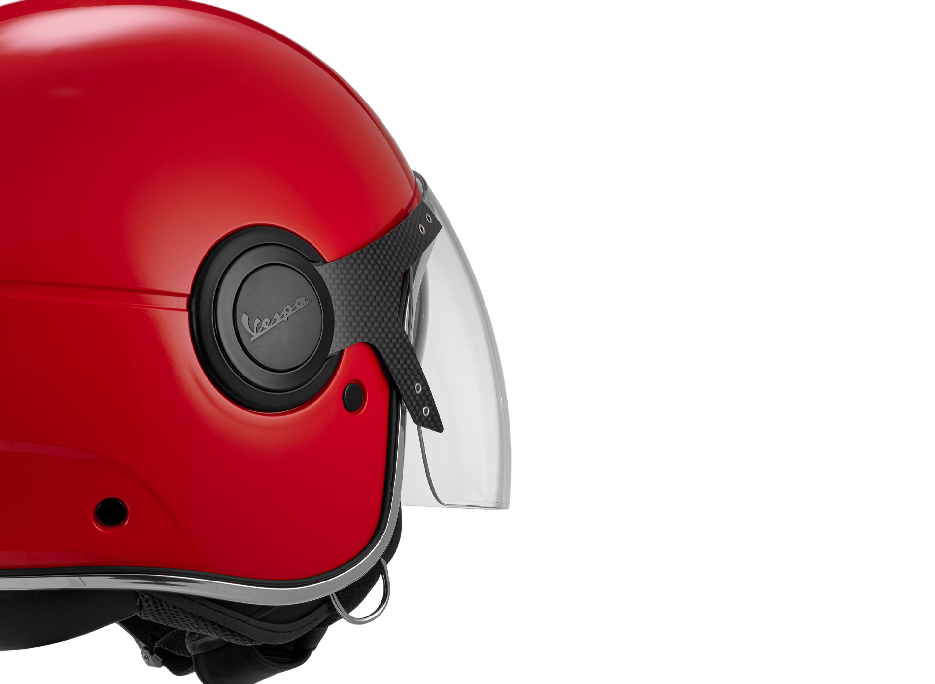 Casco Vespa jet, Vespa Argentario, rojo