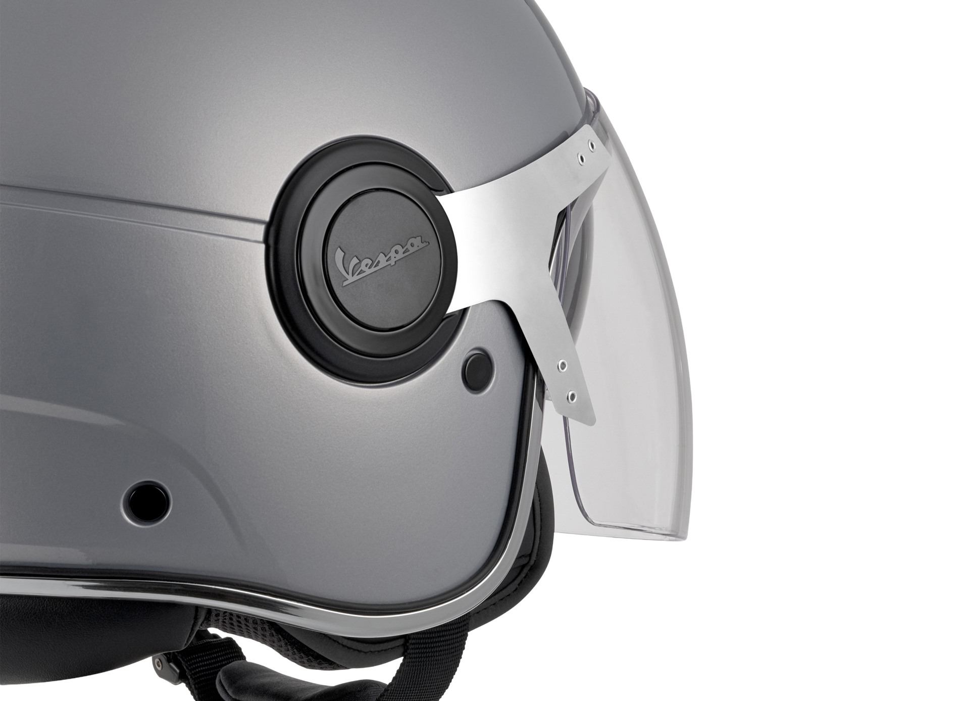 Casco Vespa jet, Vespa Argentario, gris