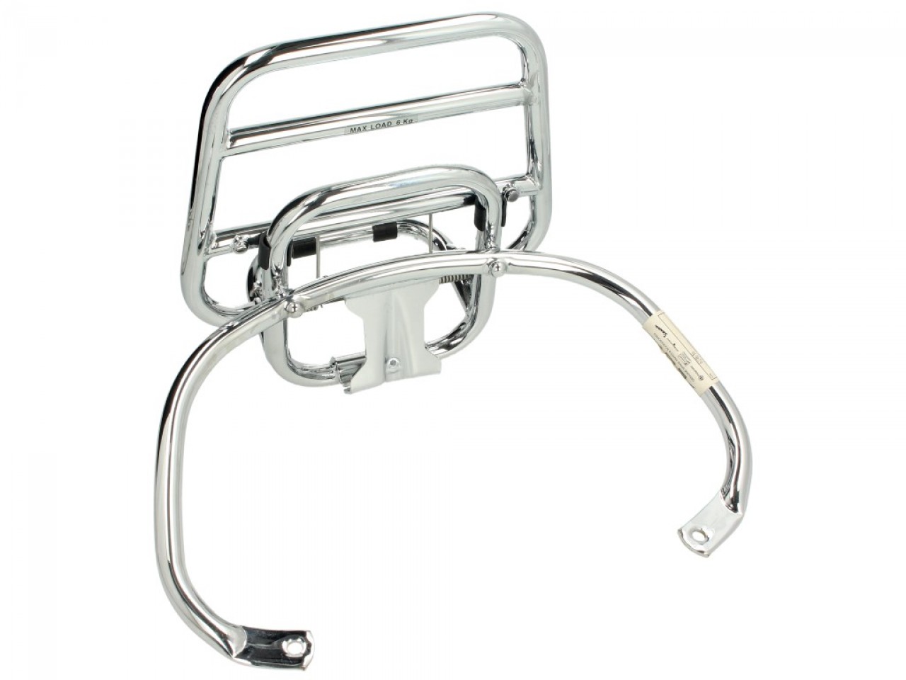 Portaequipajes original cromado para Topcase Vespa LX / LXV