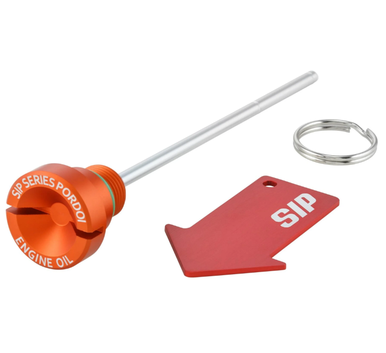 Tapón de llenado de aceite de motor para Vespa LX/S 3V es decir 125-150ccm 4T AC, naranja mate