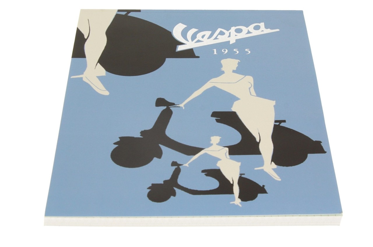 Bloc de notas Vespa DIN A4, Vespa 1955