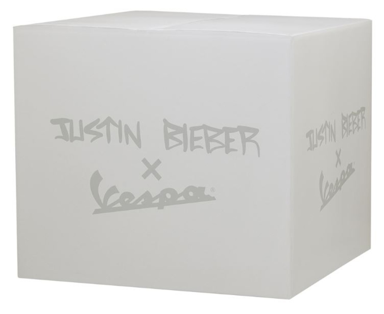 Casco Vespa VJ de Justin Bieber - blanco - M