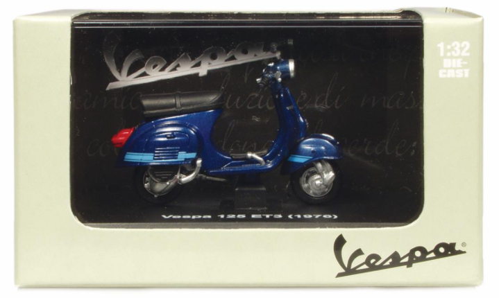 Modelo Vespa 125 ET3 (1976), azul