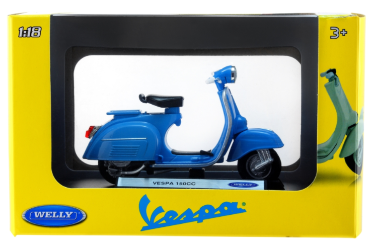 Modelo Vespa 150 (1970), azul claro