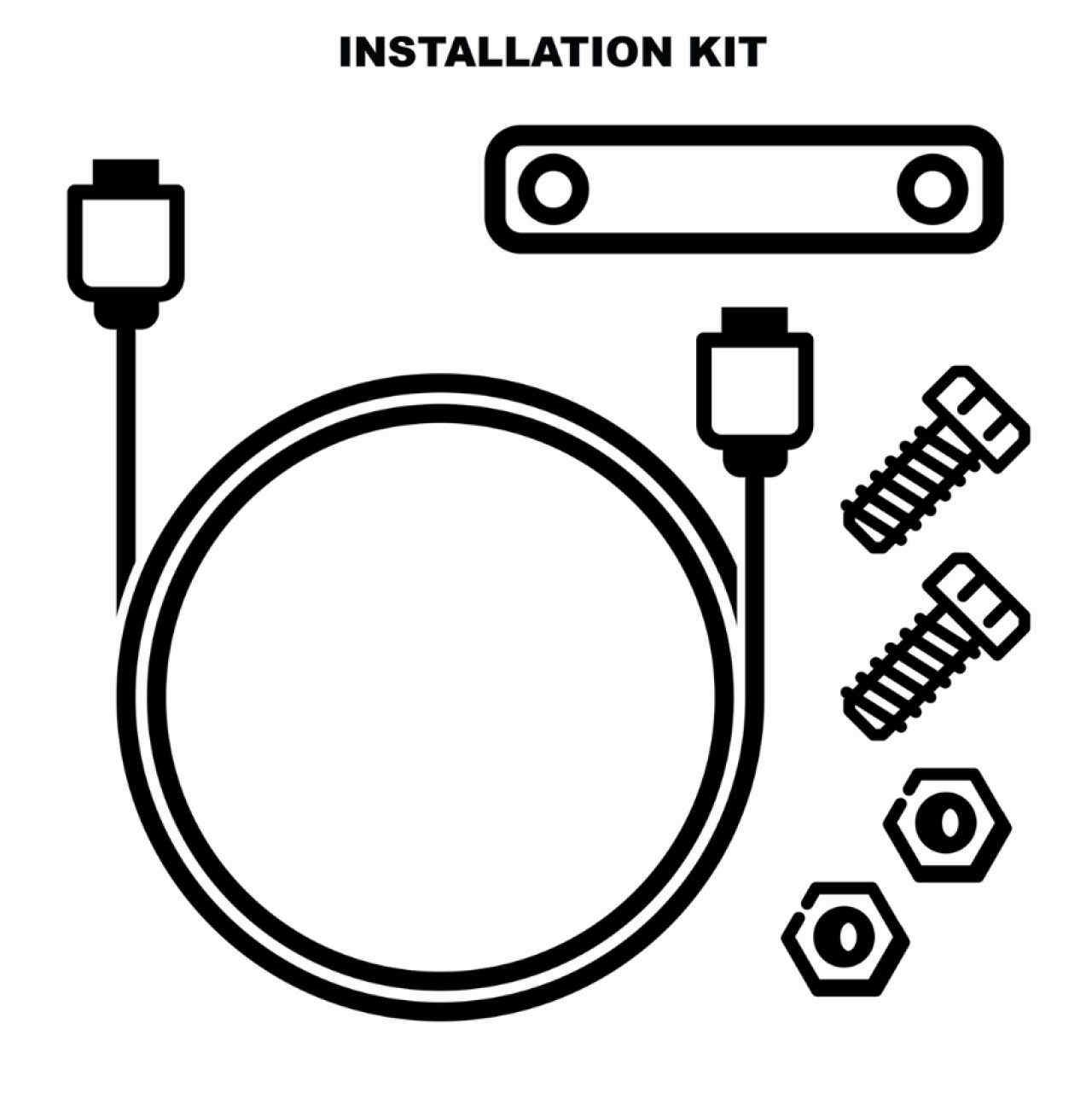 Kit de instalación de los accesorios de calefacción de la unidad de control para Vespa GTS (22-)