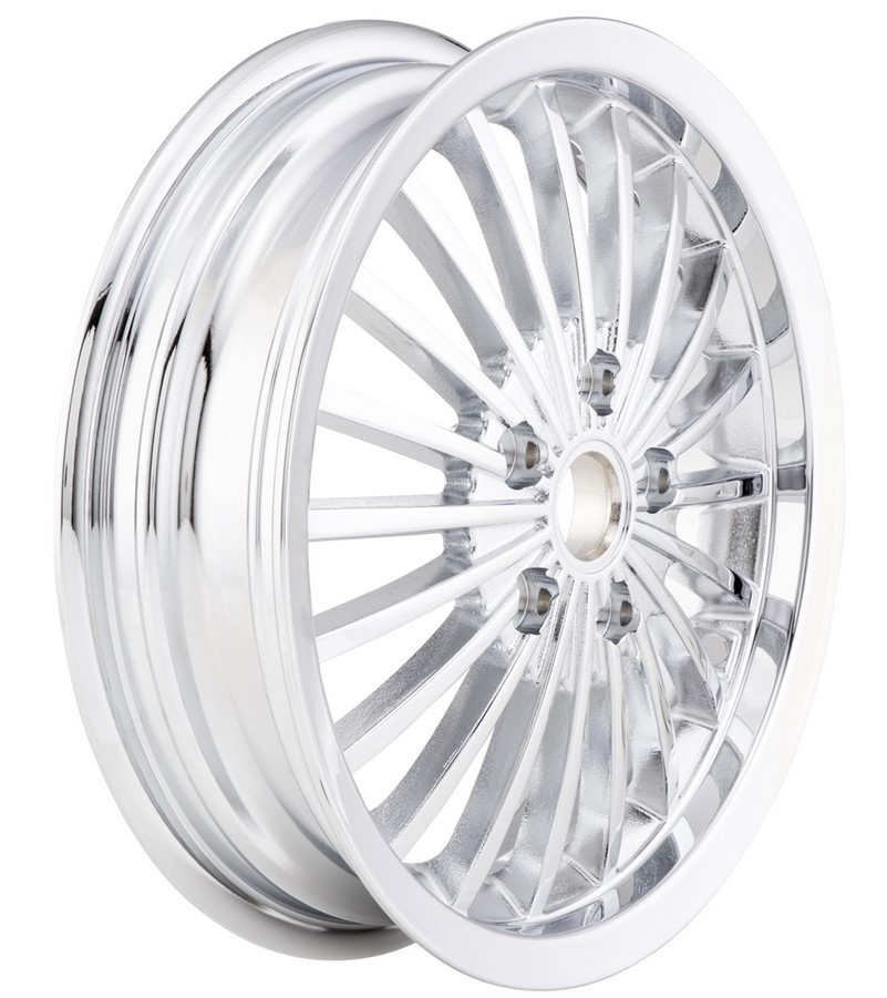 Llanta delantera/trasera para Vespa GTS/GTS Super/GTV/GT 60/GT/GT L 125-300ccm, cromada