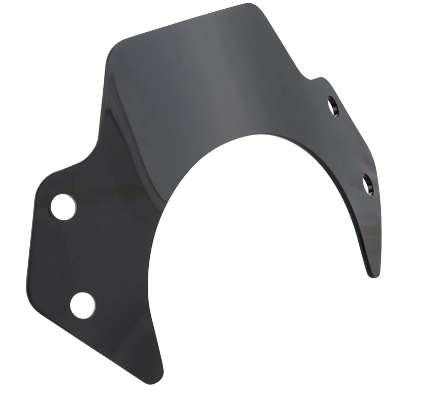 Parabrisas sin soporte negro tintado para Vespa GTS/GTS Super/GT/Primavera/Elettrica/PX