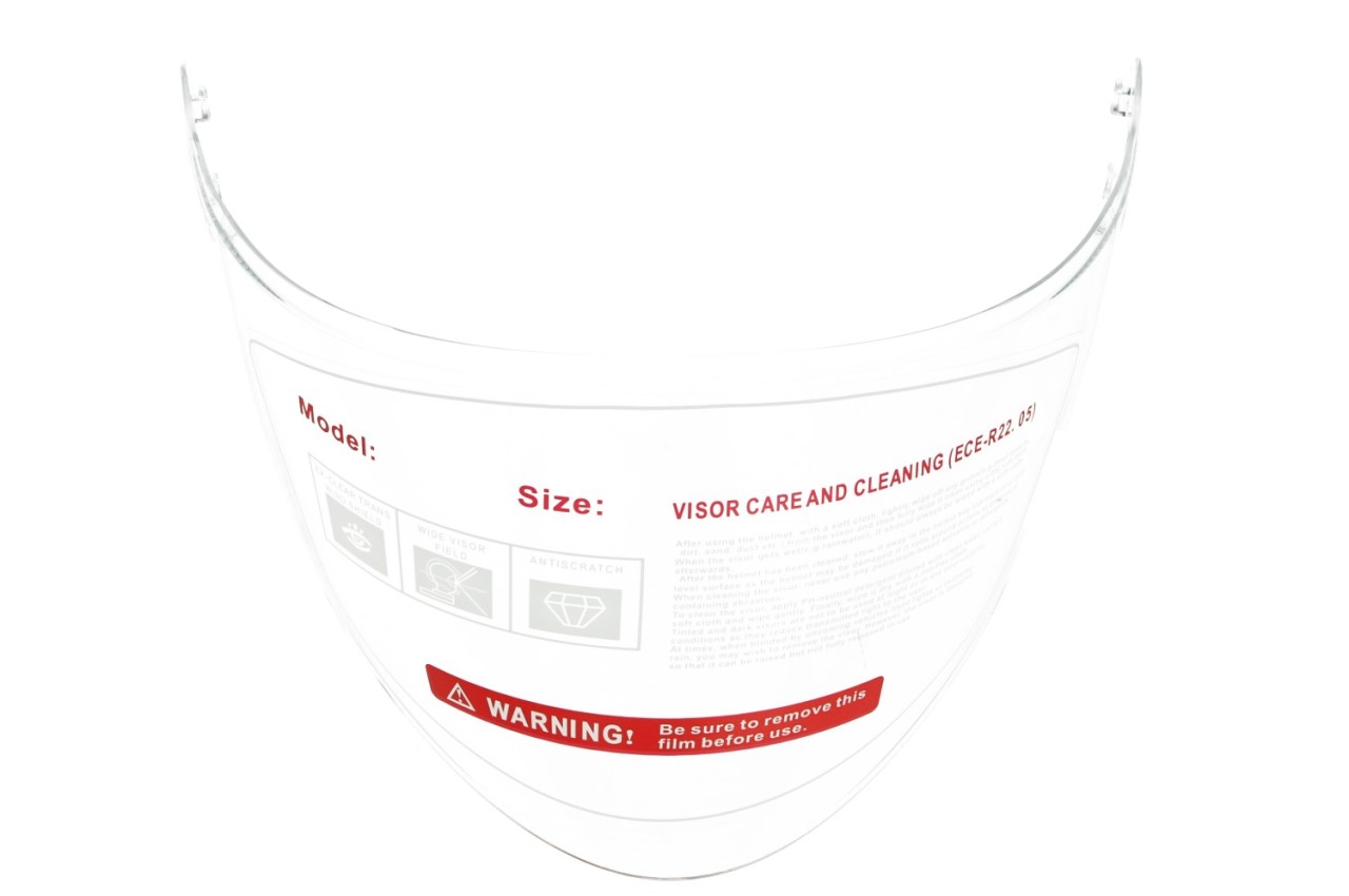 Visera para casco jet Piaggio PFJ, transparente