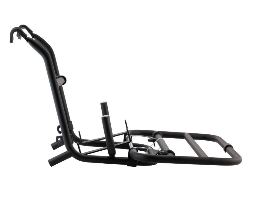 Portaequipajes delantero para Vespa PX 80-200cc, plegable, negro