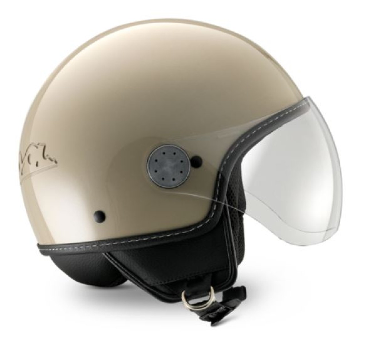 Vespa Jethelm, Vespa Visor LangHe, beige glänzend (Q01) - XL