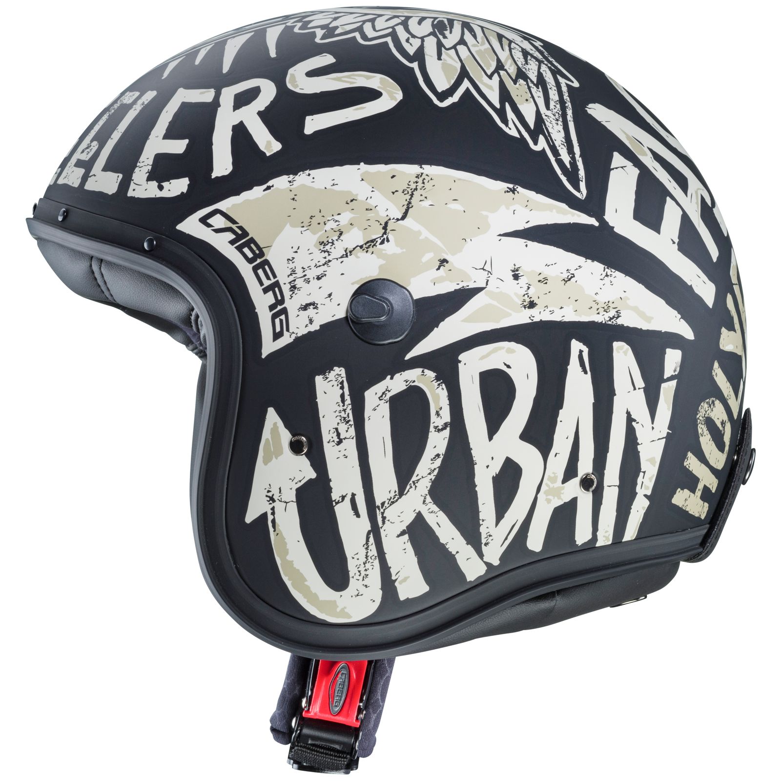 Casco Caberg Freeride Nuke, negro mate/gris