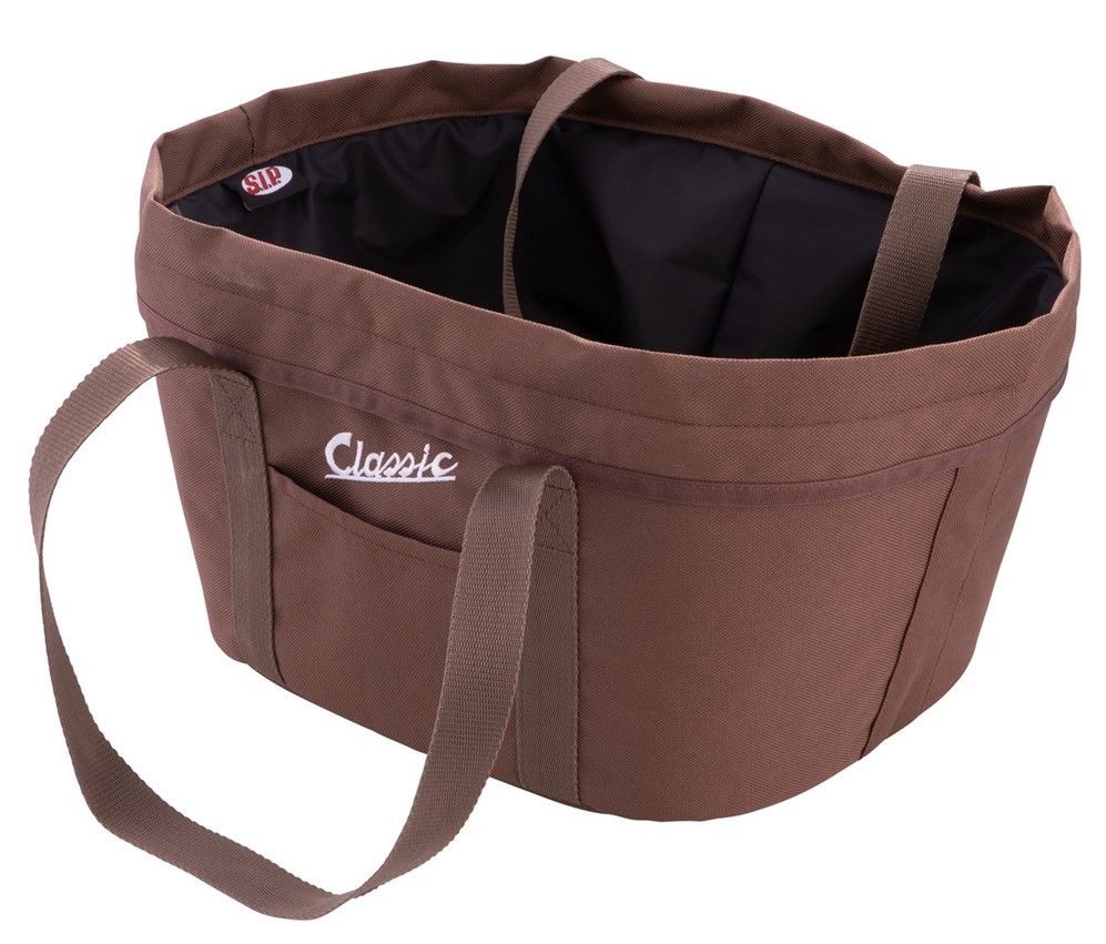 Bolsa interior clásica para Vespa para Top Case, marrón