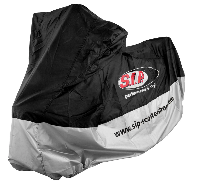 "Scooter" de garaje plegable para exteriores, talla M-L, negro/plateado