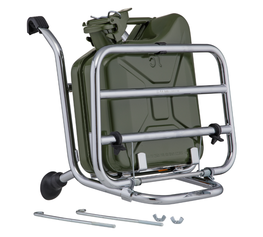 Portaequipajes delantero para Vespa PX 80-200cc, plegable, cromado