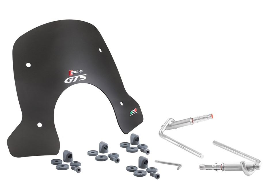 Parabrisas de media altura para Vespa GTS/GTS Super/GT/GT L 125-300cc, tintado