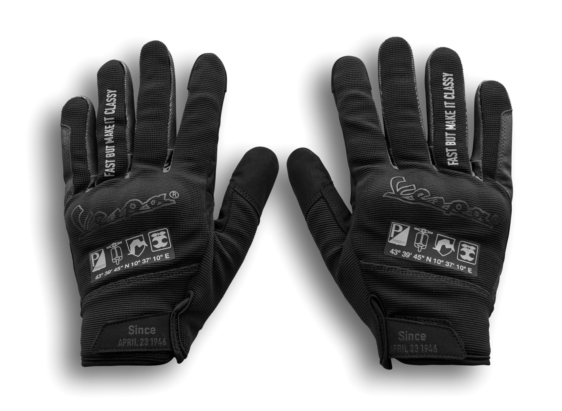 Guantes Vespa negro DEC