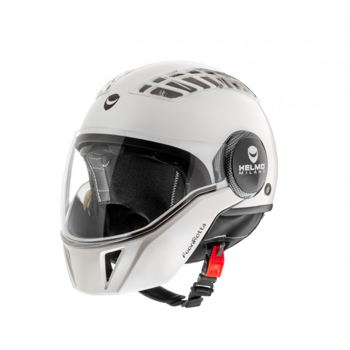Casco Helmo Milano Full jet, FuoriRotta, blanco