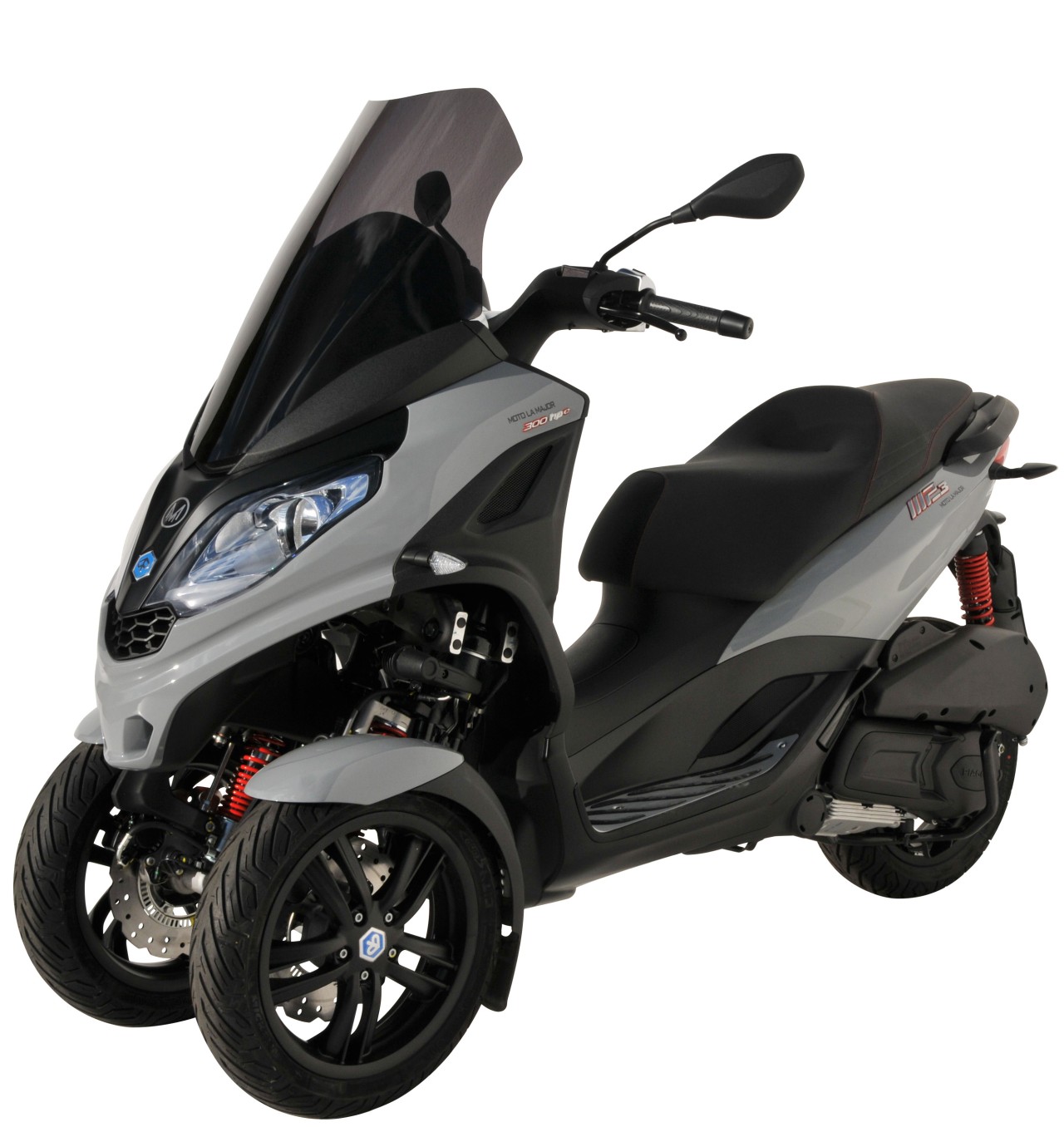 Parabrisas ERMAX Sport Touring para Piaggio MP3 300 / SPORT HPE (19-), tintado/negro claro