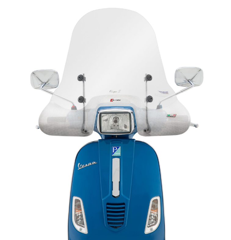 Parabrisas FACO alto para Vespa S 50-150ccm, transparente