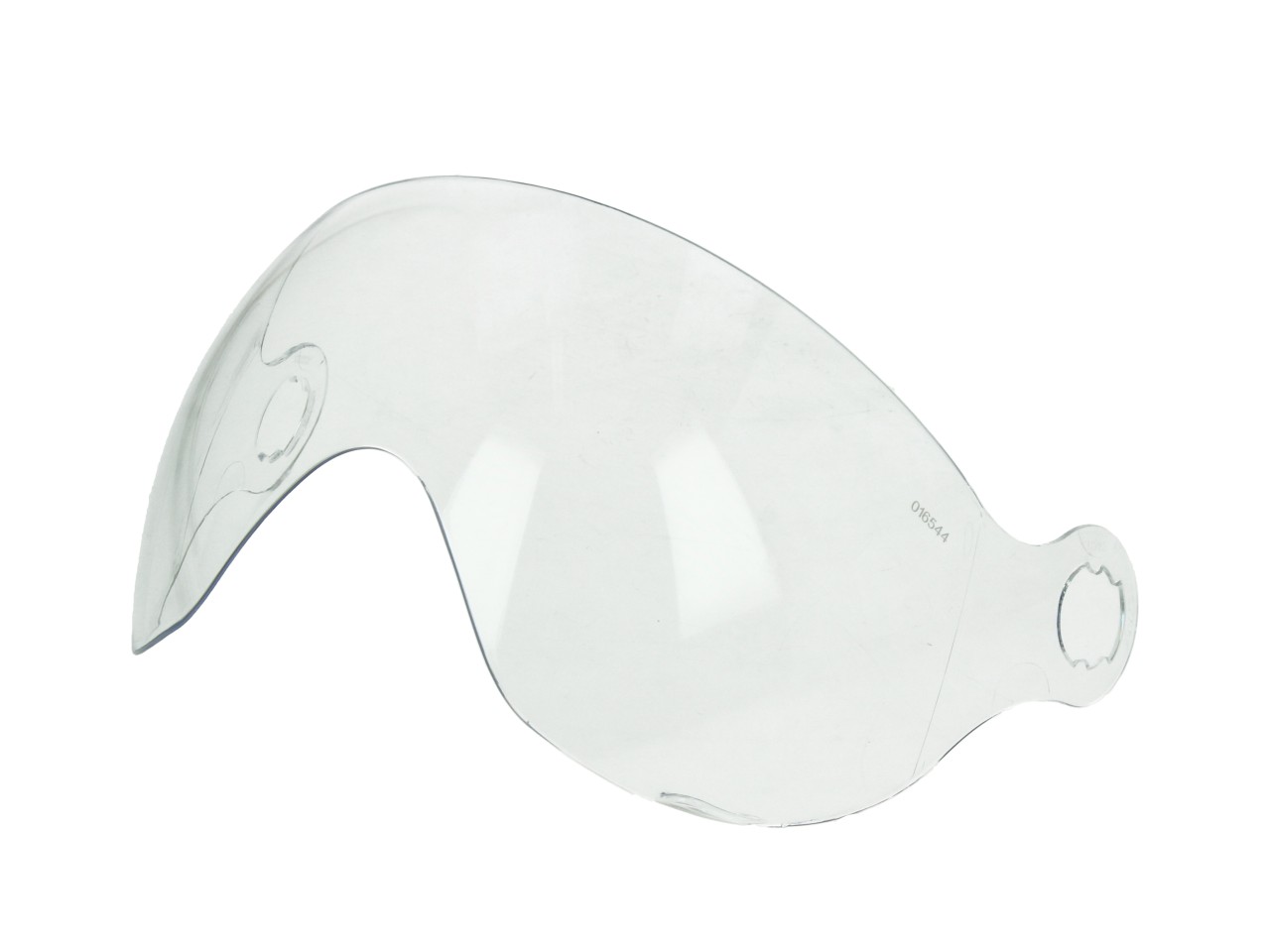 Visera Helmo Milano, corta, transparente, resistente a los arañazos y antirempañante (ECE 22.06)